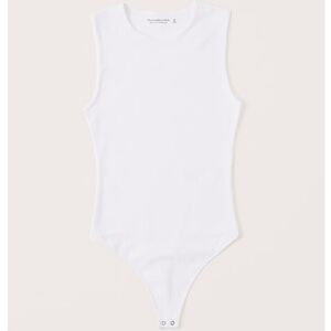 Abercrombie & Fitch High Neck Bodysuit - White